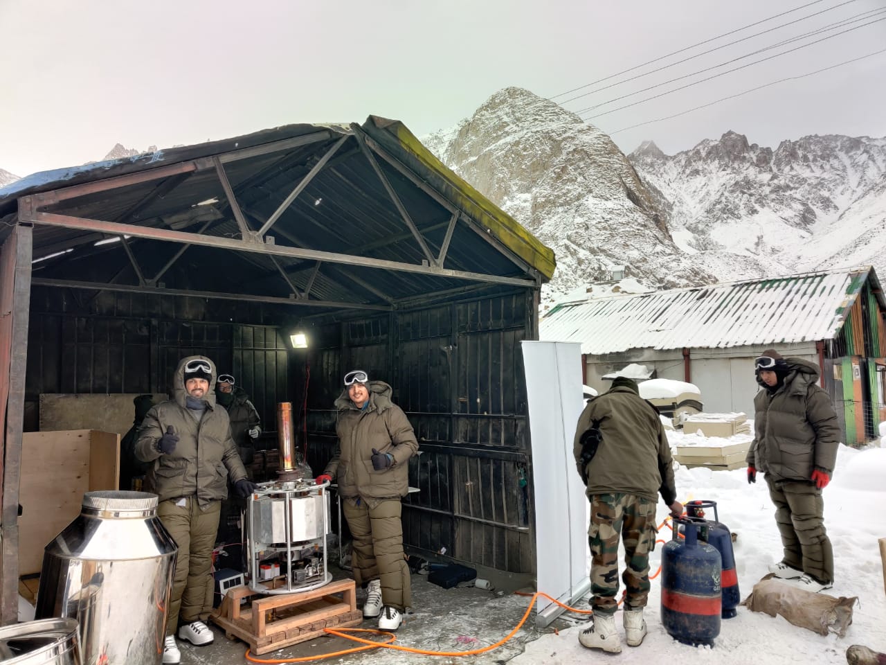 Siachen at 18000feet Altitude in -30deg C Tested Successfully